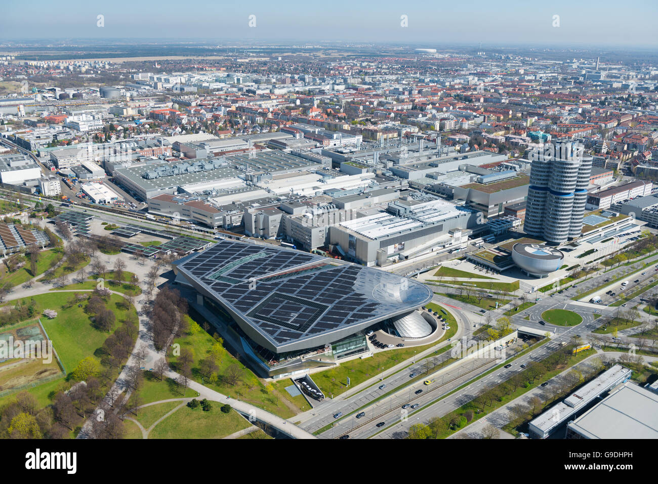 Das BMW Museum ist ein Automobil-Museum in München, Deutschland Stockfoto