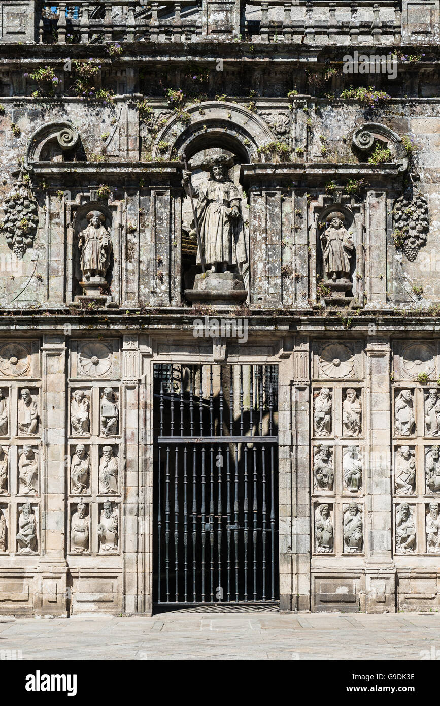 Santiago De Compostela, Spanien Stockfoto