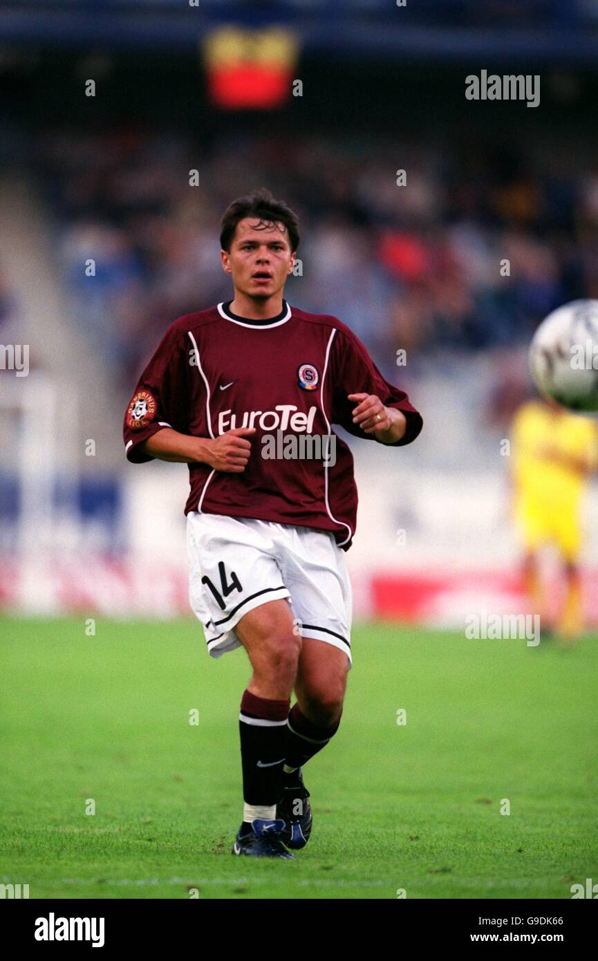 Tschechischer Fußball - Gambrinus Liga - Sparta Prag / Marila Pribram. Libor Sionko, Sparta Prag Stockfoto