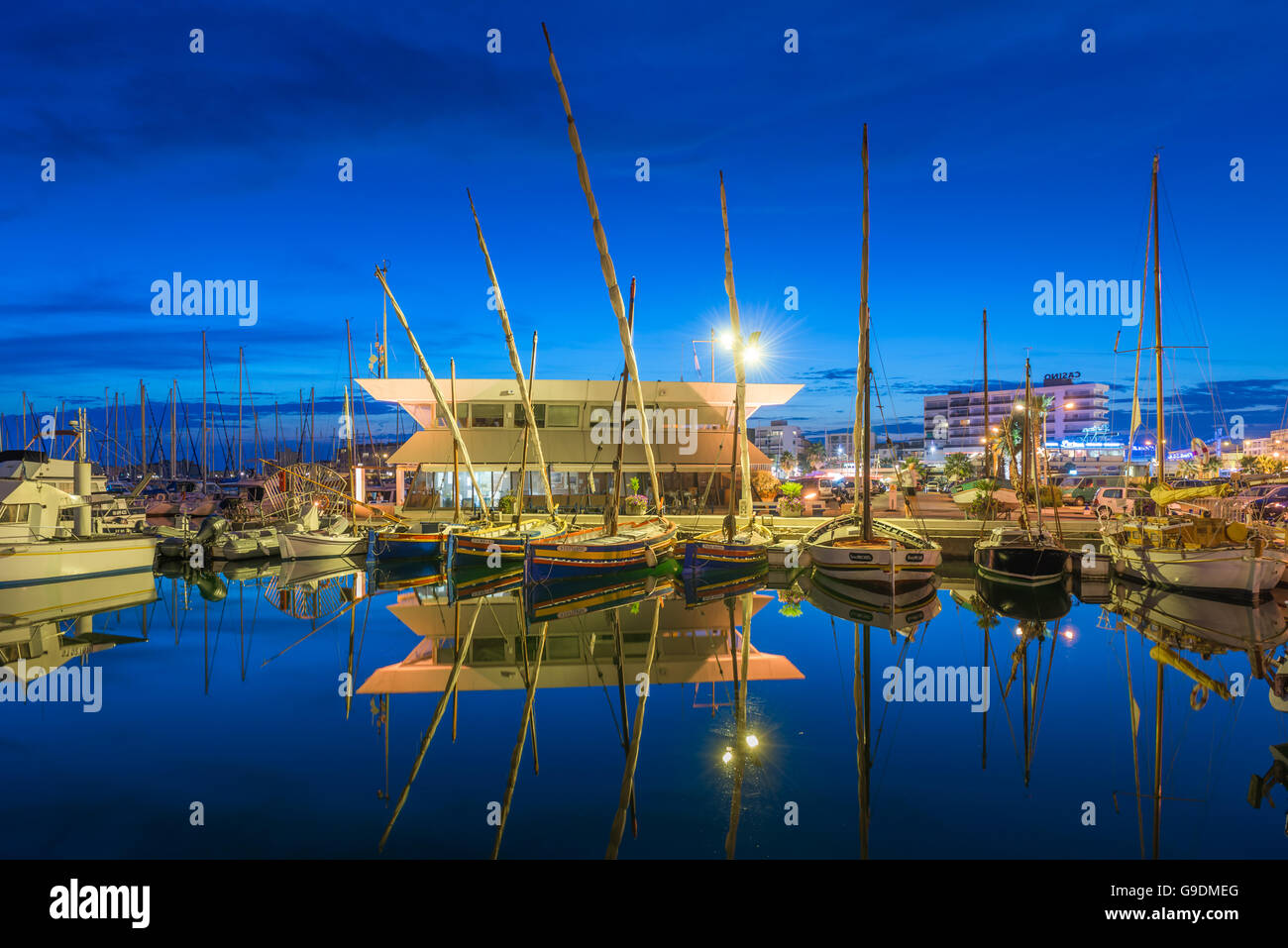 Marina von Palavas Les Flots, Frankreich Stockfoto
