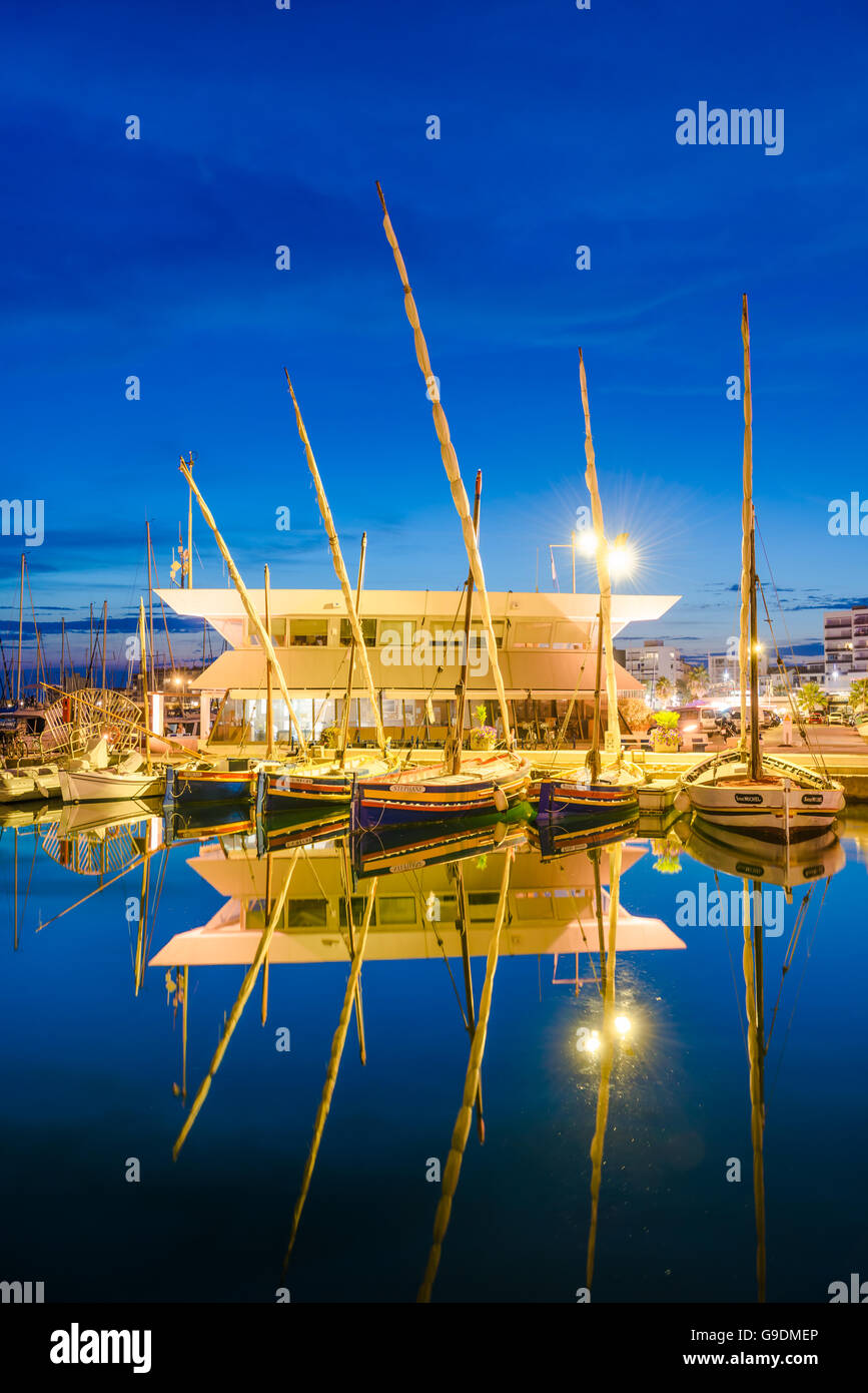 Marina von Palavas Les Flots, Frankreich Stockfoto