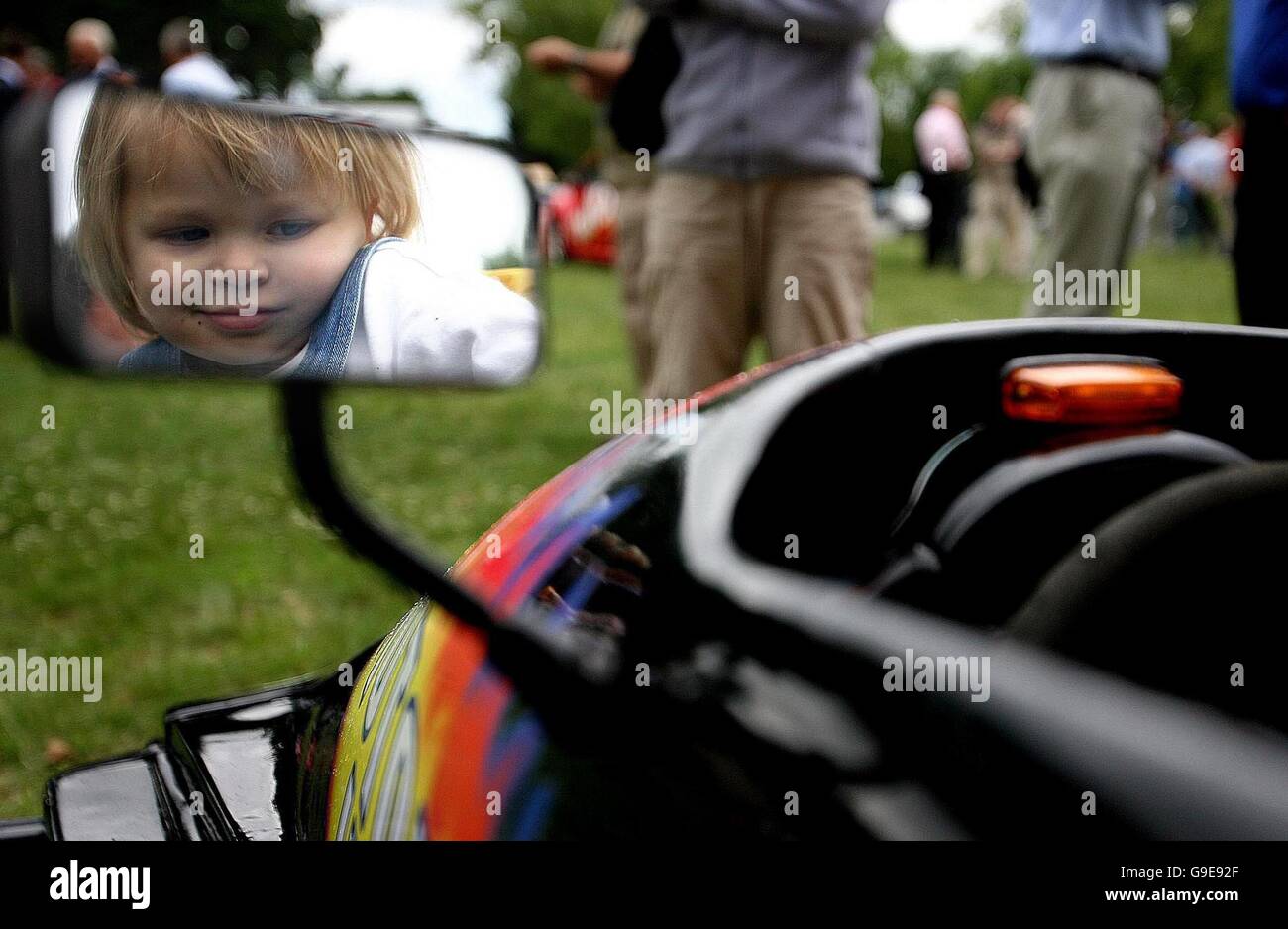 Deirbhile O'Connor, 2 im Phoenix Park für den Start der Phoenix Park Autorennen am 12. August/13. 2006. Stockfoto