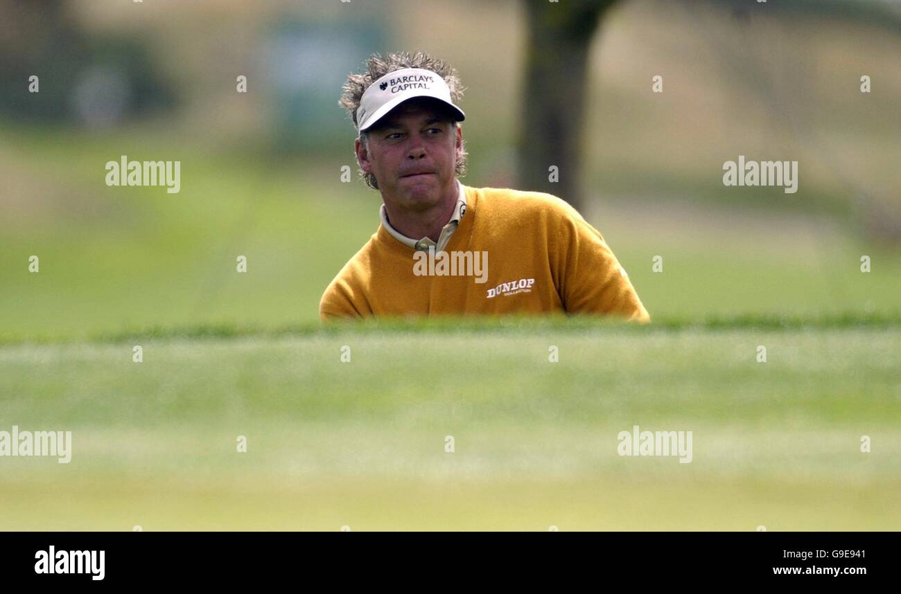 Darren Clarke aus Irland während der zweiten Runde der Smurfit Kappa European Open im K Club, County Kildare, Irland. Stockfoto