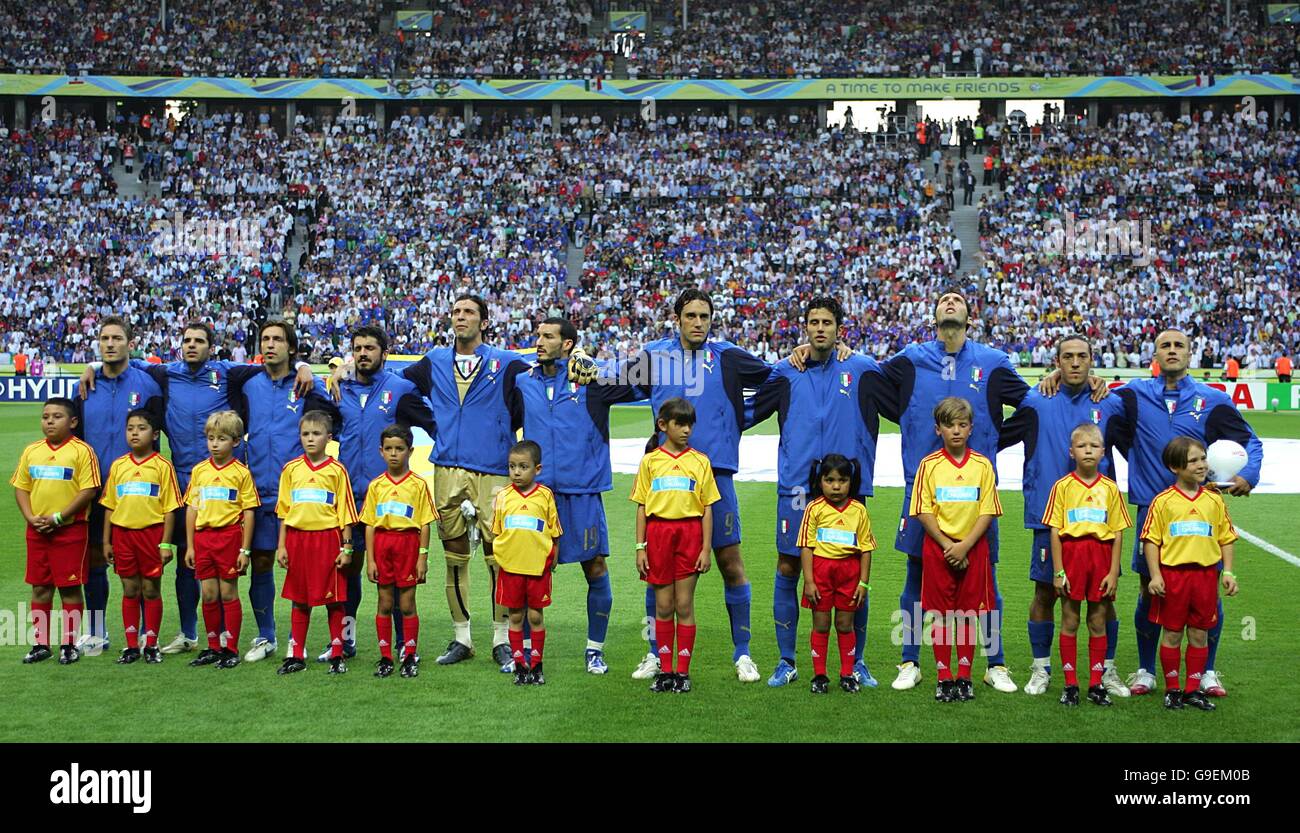 Fußball - 2006 FIFA World Cup - Finale - Deutschland-Italien / Frankreich - Olympiastadion - Berlin Stockfoto