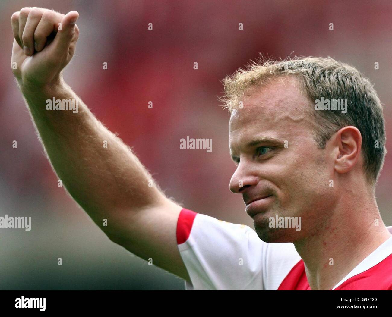 -Dennis Bergkamp Testimonial Fußballspiel - Arsenal V Ajax - Emirates Stadium, London. Stockfoto