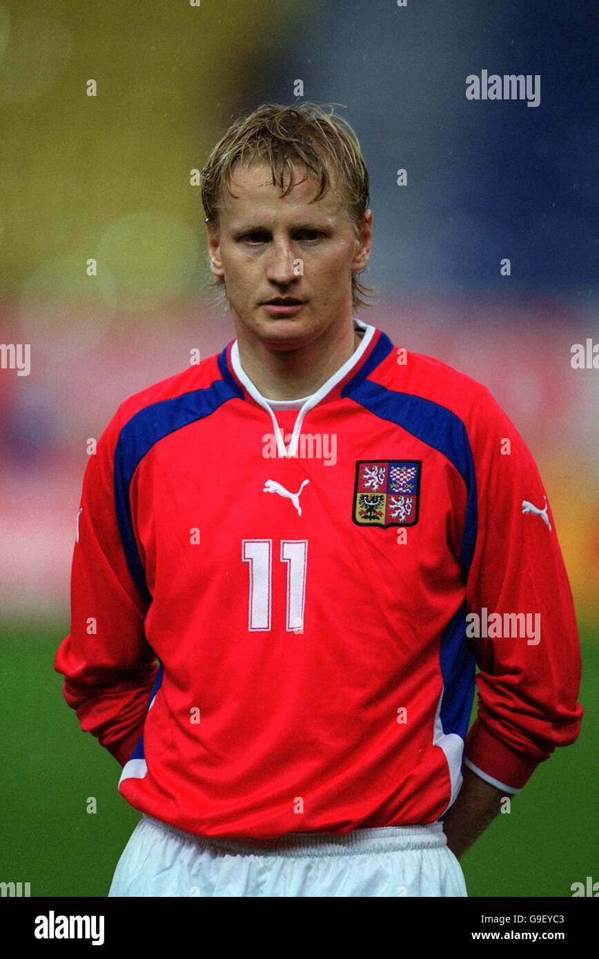 Fußball - WM 2002 Qualifikation - Gruppe drei - Tschechische Republik / Island. Libor Sionko, Tschechische Republik Stockfoto