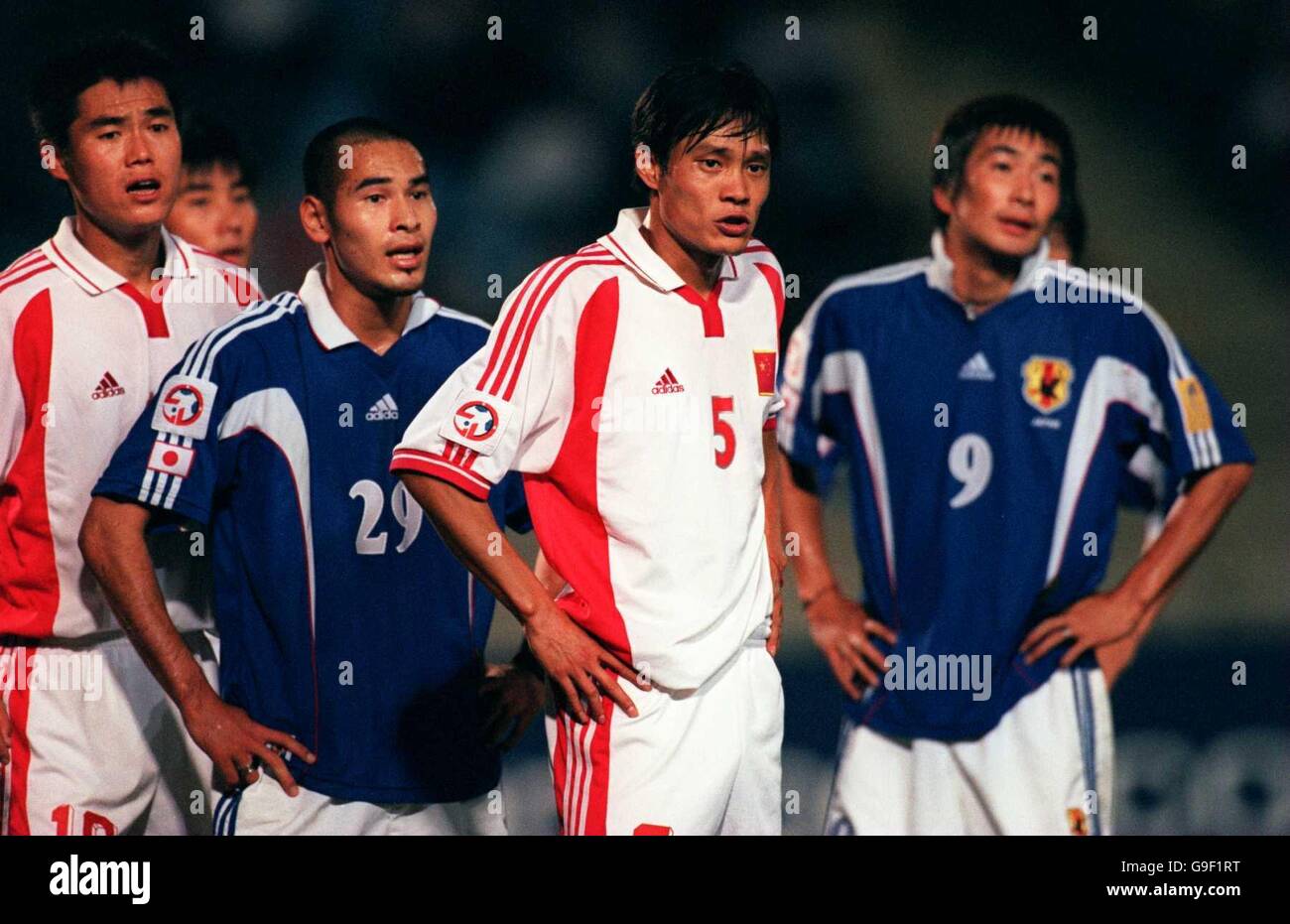 Fußball - Asian Cup 2000 - Semi Final - China V Japan Stockfoto