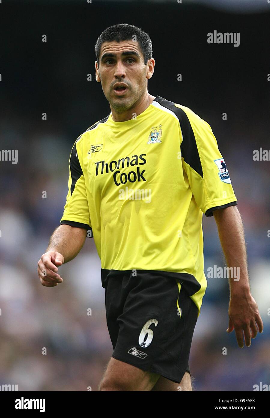 Fußball - FA Barclays Premiership - Chelsea / Manchester City - Stamford Bridge. Claudio Reyna, Manchester City Stockfoto