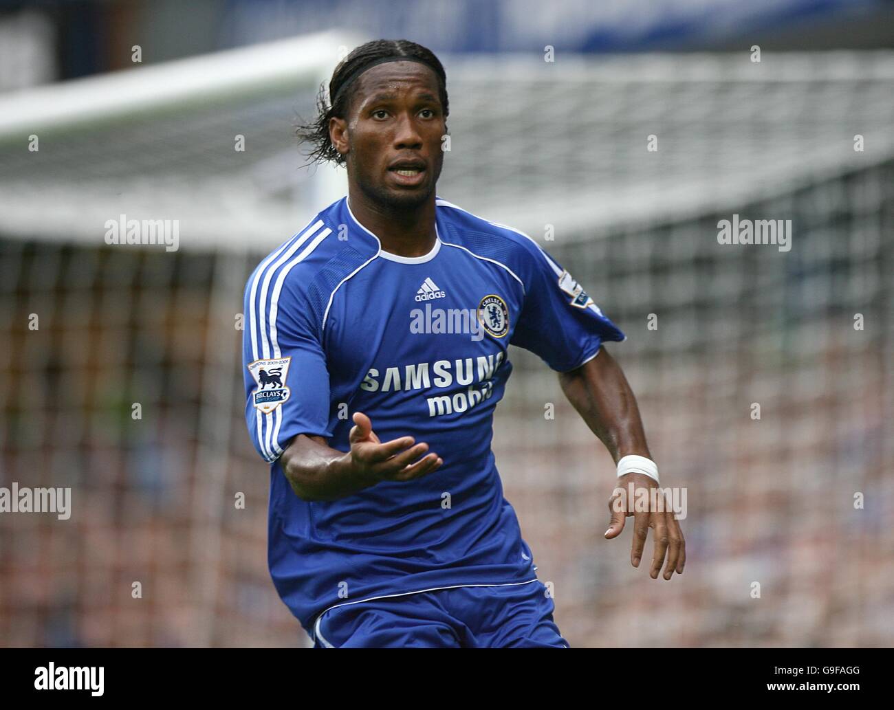 Fußball - FA Barclays Premiership - Chelsea / Manchester City - Stamford Bridge. Didier Drogba, Chelsea Stockfoto