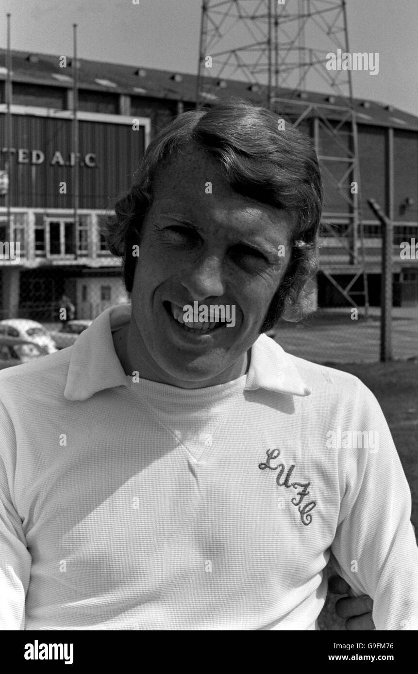 Fußball - Football League Division One - Leeds United Photocall. Mick Jones, Leeds United Stockfoto