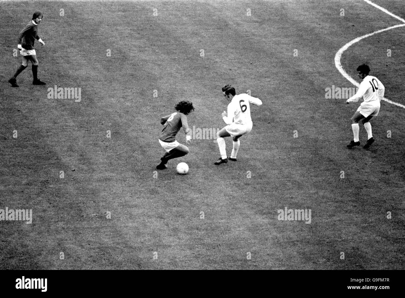 Fußball - Football League Division One - Leeds United gegen Manchester United Stockfoto