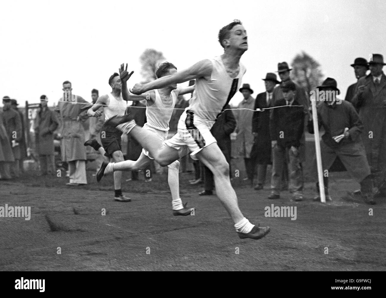 Leichtathletik. Leichtathletik Aktion ca. 1928 Stockfoto