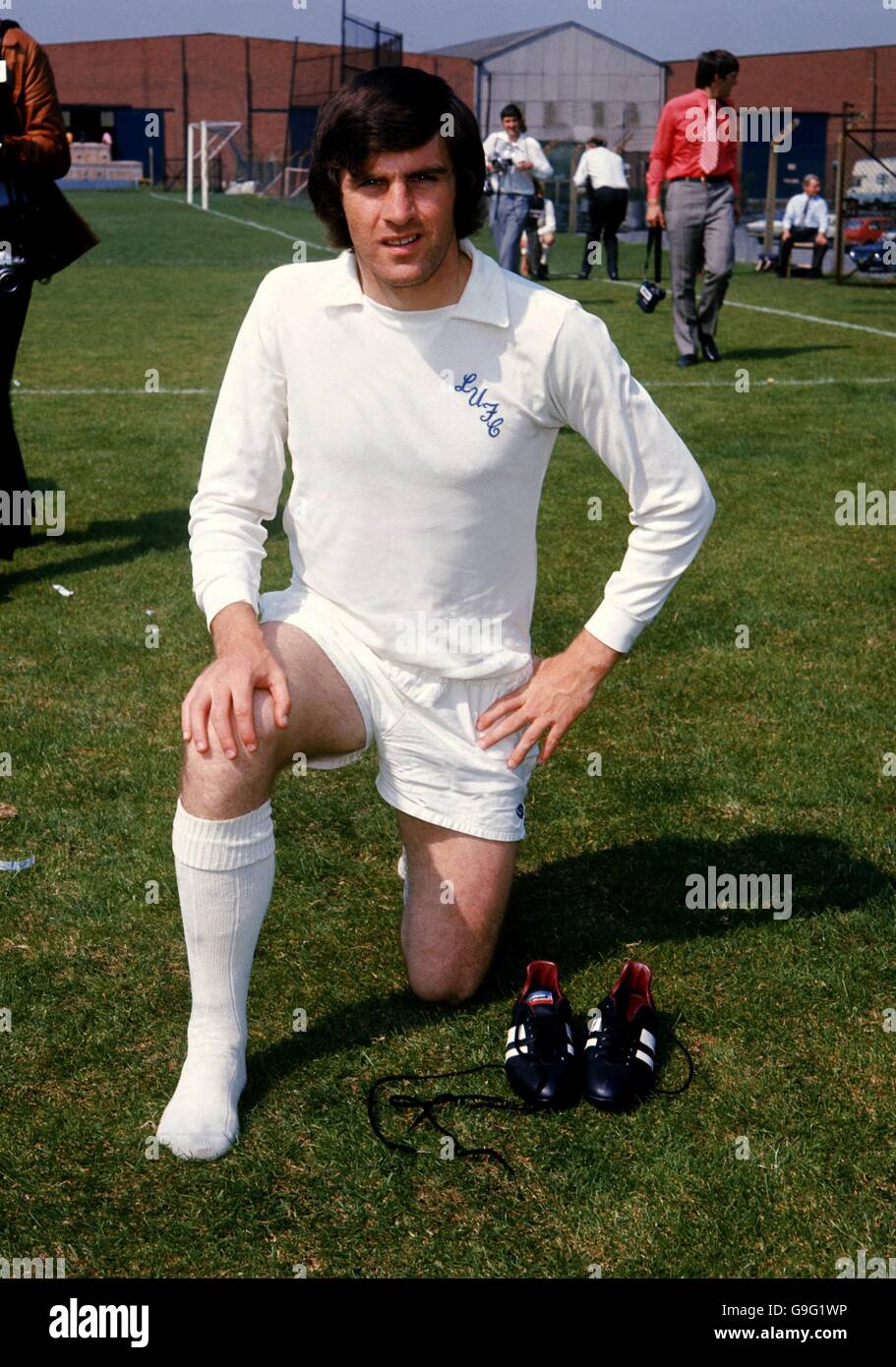 Fußball - Football League Division One - Leeds United Photocall. Peter Lorimer, Leeds United Stockfoto