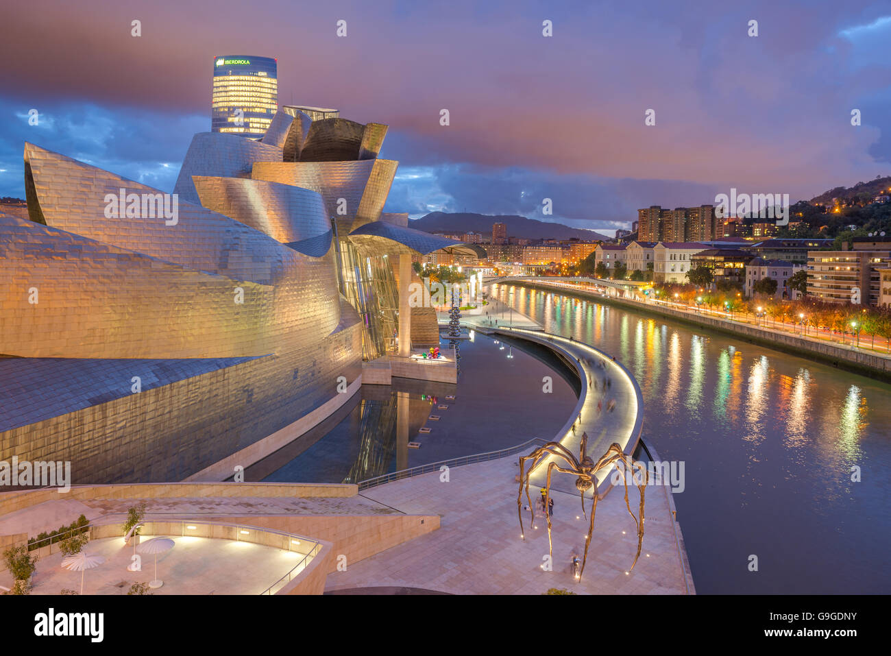 Guggenheim Museum Bilbao Stockfoto