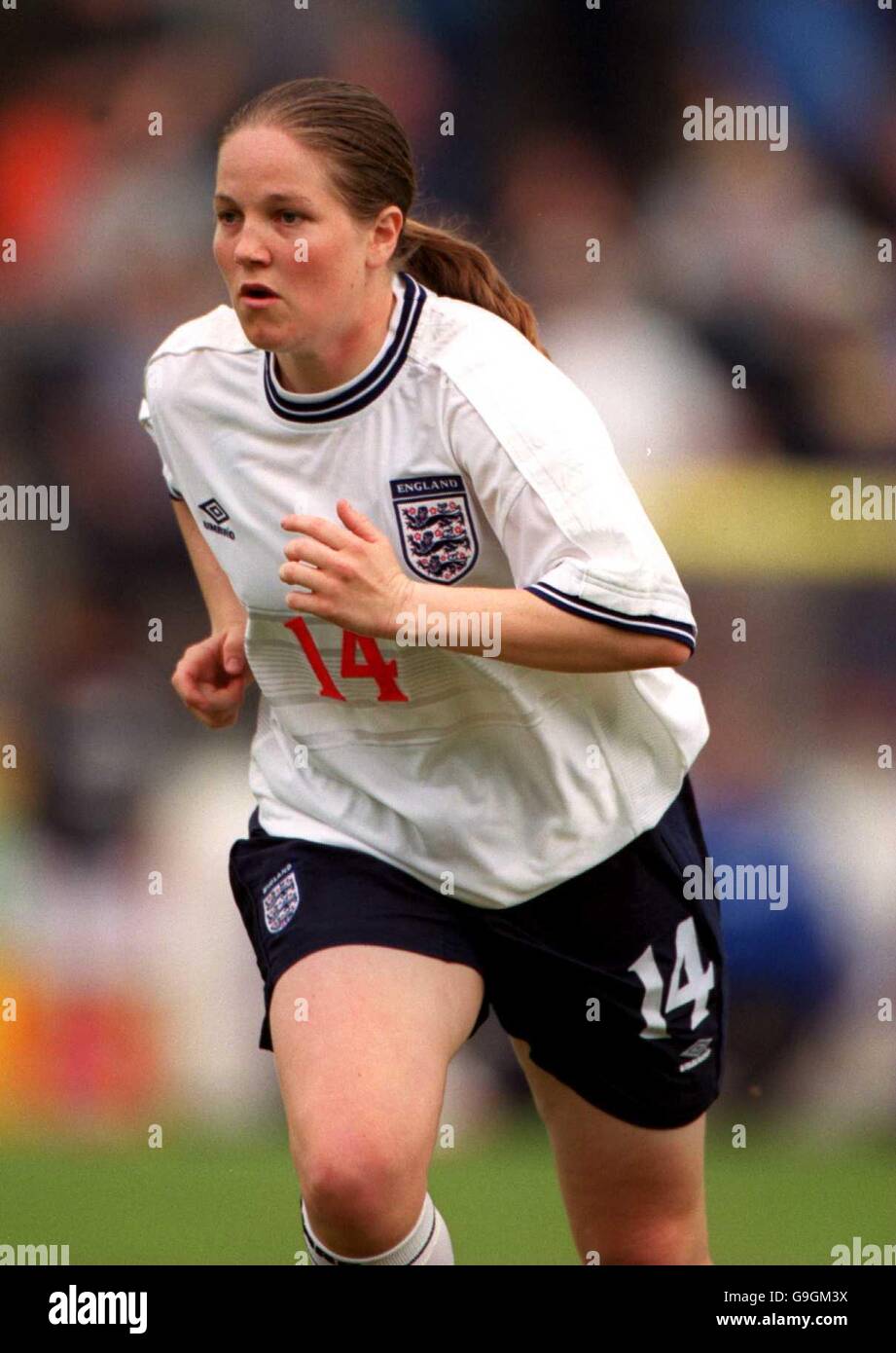 Frauen Fußball - Euro 2001 Qualifier - Gruppe zwei - England V Schweiz Stockfoto