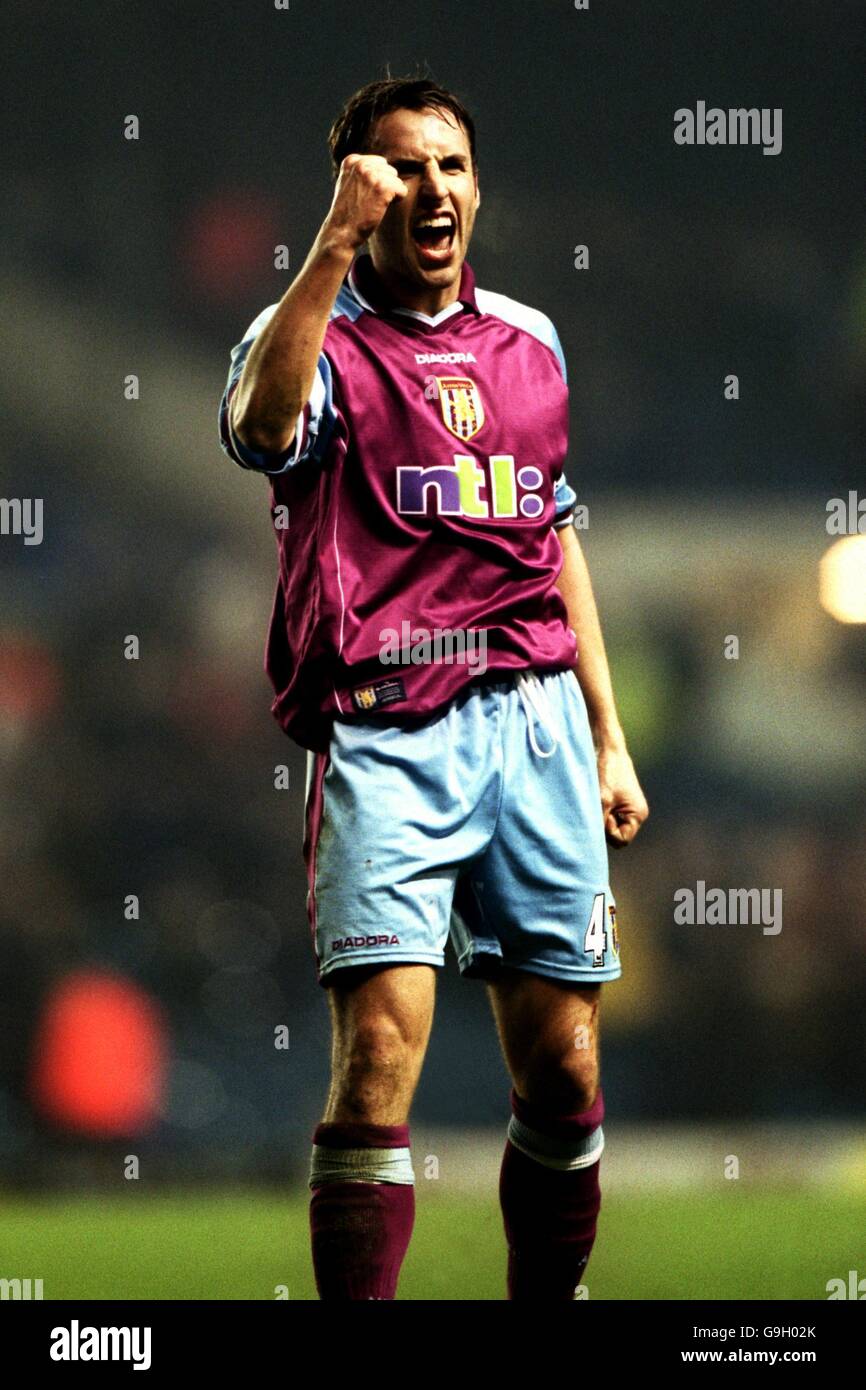 Fußball - FA Carling Premiership - Leeds United gegen Aston Villa Stockfoto