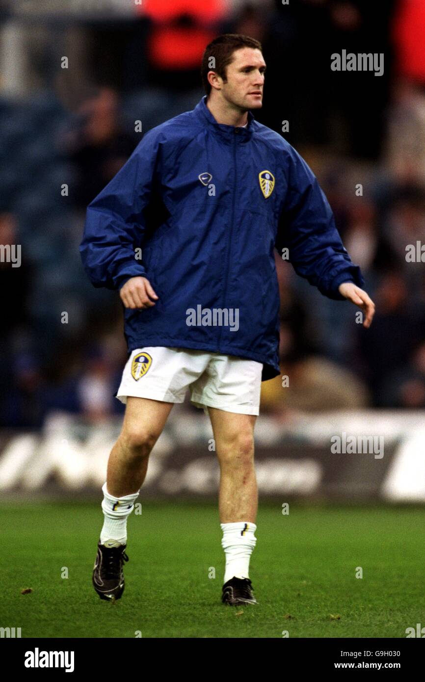 Fußball - FA Carling Premiership - Leeds United / Aston Villa. Leeds United unterzeichnet neues Darlehen von Inter Mailand, Robbie Keane Stockfoto