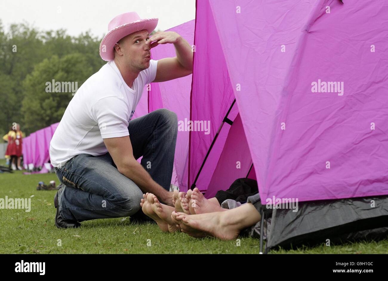 Brust-Krebs-Wanderer Stockfoto