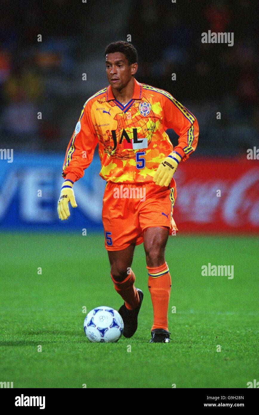 Asian Soccer - Asian Super Cup - Finale - Shimizu S.Pulse / Al Hilal. Carlos Alberto Souza Dos Santos, Shimizu S.Pulse Stockfoto