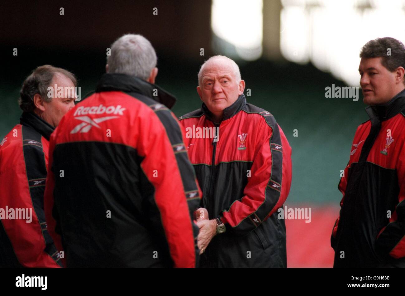 Rugby-Union - Lloyds TSB Six Nations Championship - Wales V Italien - Wales-Training Stockfoto