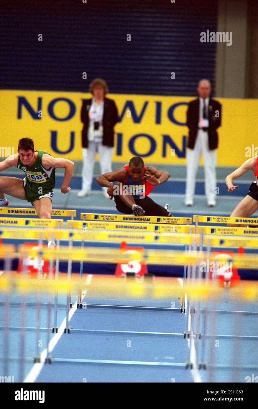 Leichtathletik - Norwich Union Indoor Trials und AAA-Meisterschaften Stockfoto