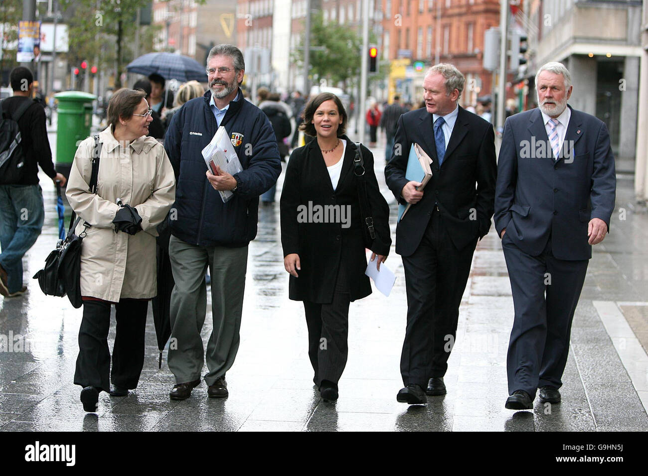 Sinn Féin kurze Dublin Executive an Str. Andrews Vereinbarung Stockfoto