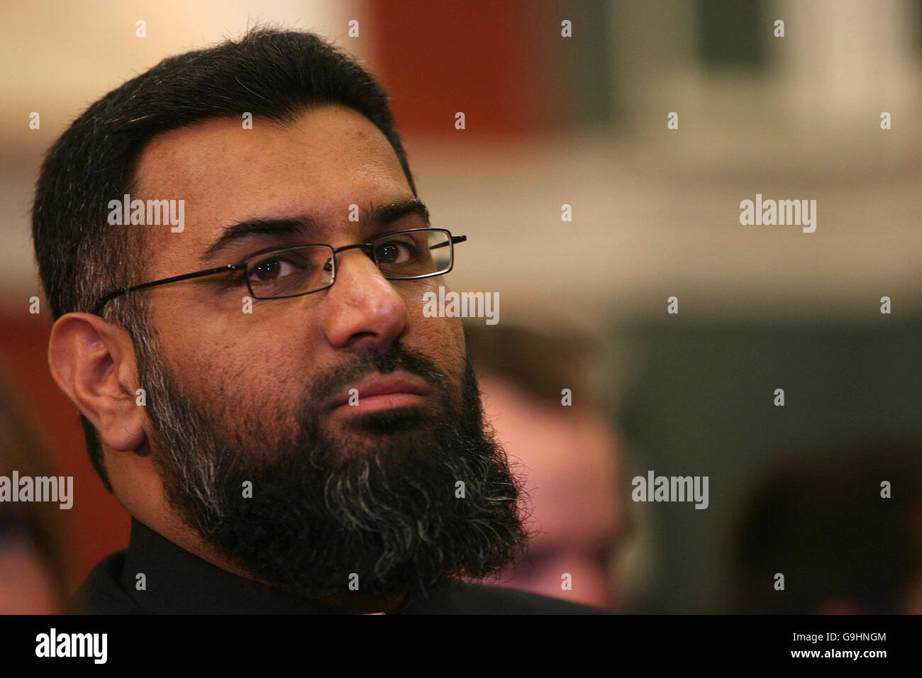 Umstrittene islamischer Aktivist spricht am Trinity College Stockfoto