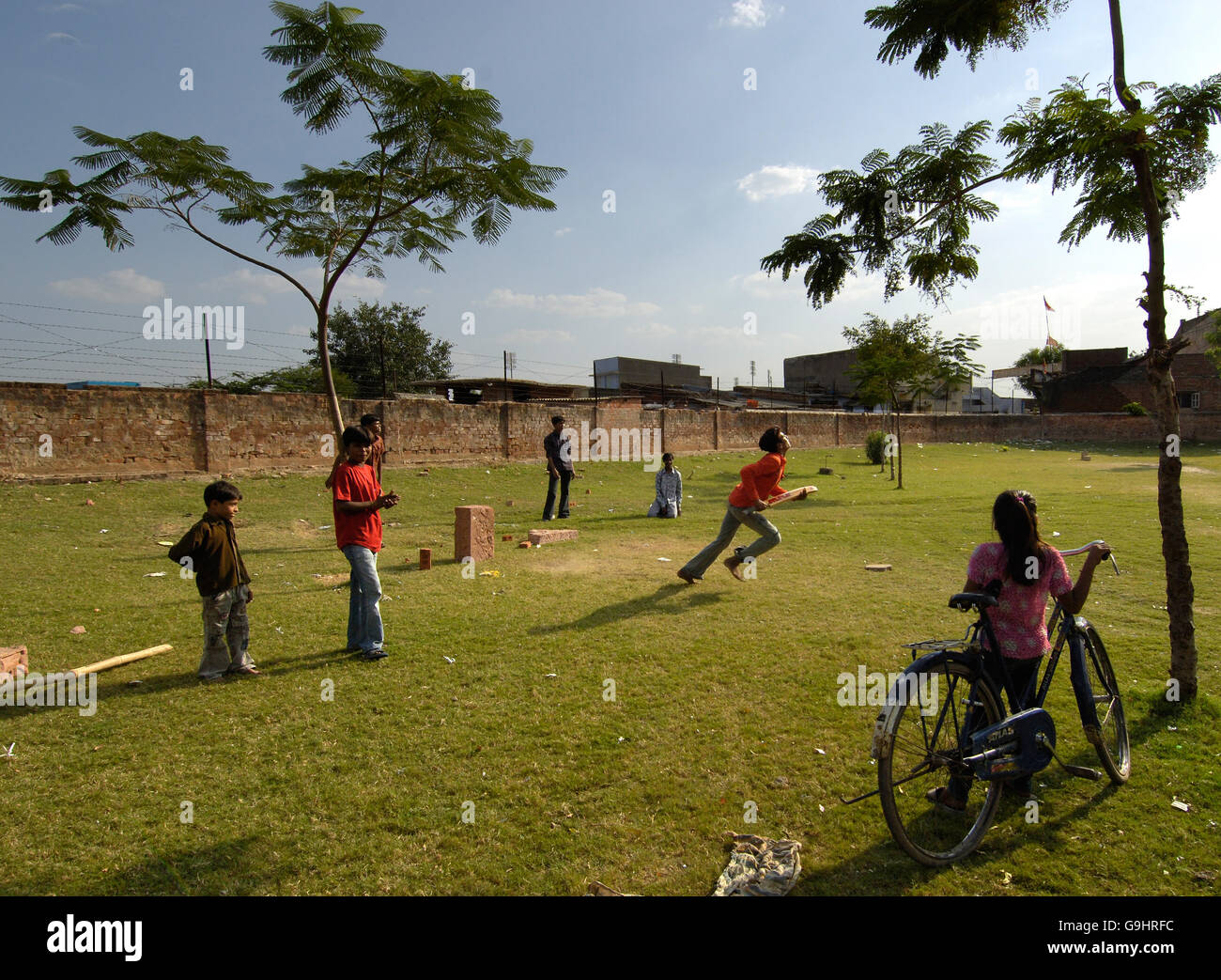 Cricket - ICC Champions Trophy - Kinder Cricket - Sardar Patel Stadion Stockfoto