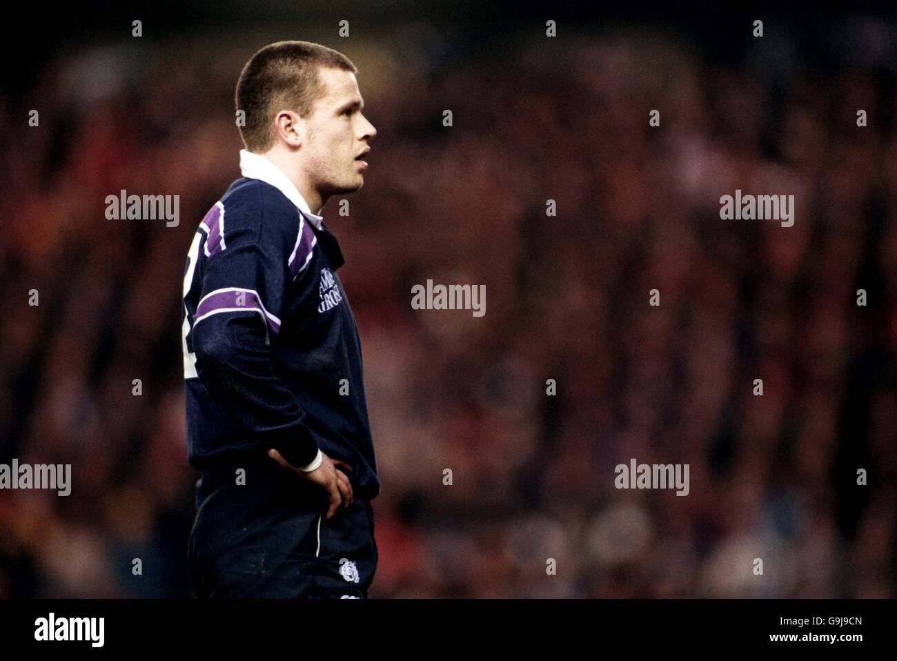 Rugby Union - Lloyds TSB Six Nations Championship - Schottland / Wales. James Craig, Schottland Stockfoto