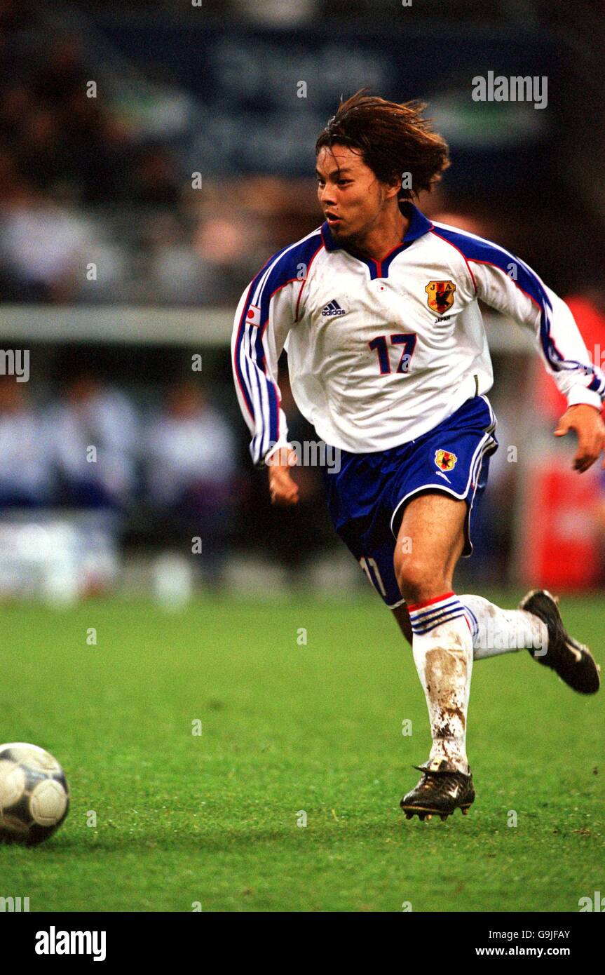 Fußball - International freundlich - Frankreich gegen Japan. Shoji Jo, Japan Stockfoto
