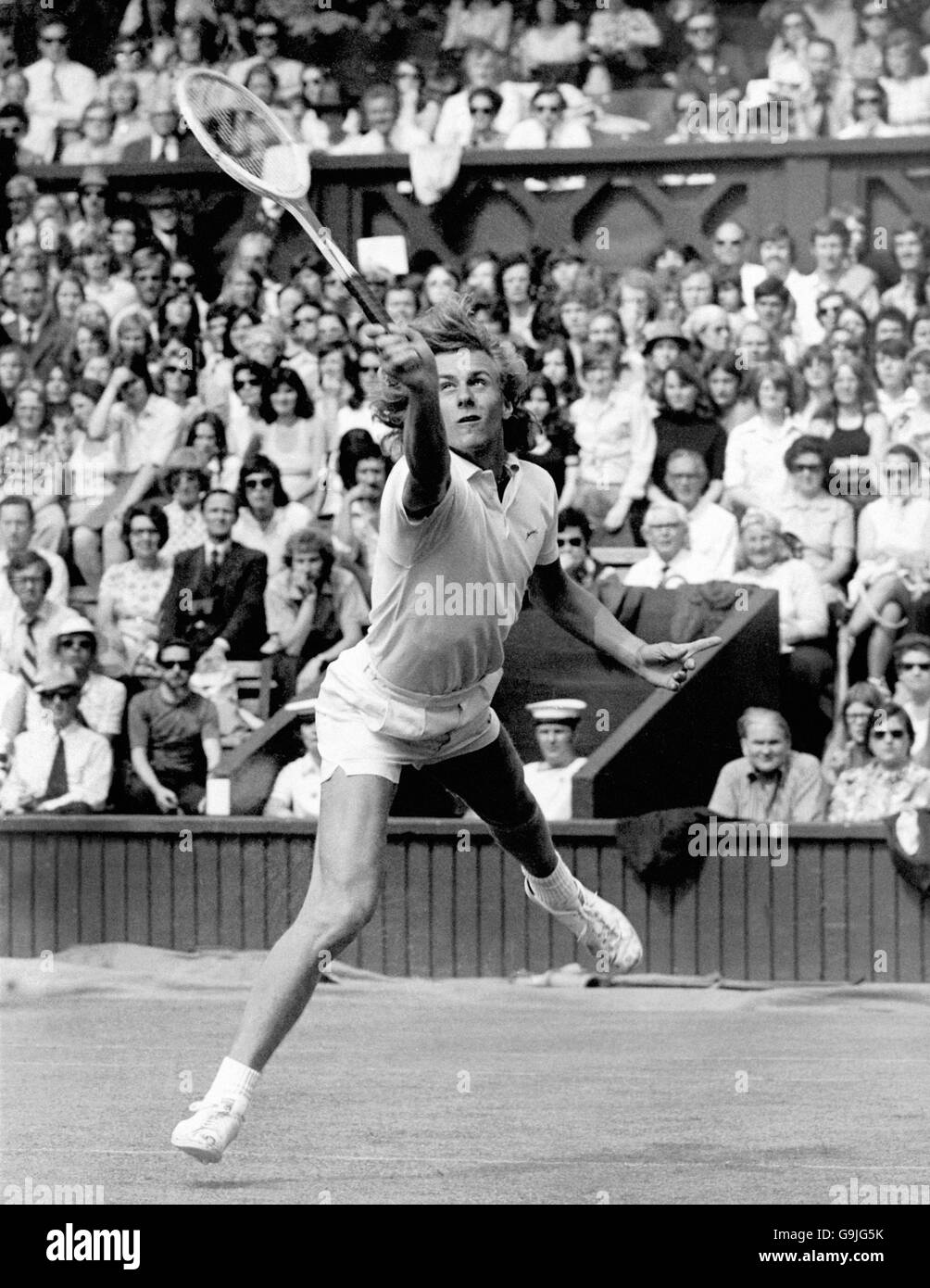 Tennis - Wimbledon Championships - Herren Einzel - erste Runde - Björn Borg V Graham Stilwell Stockfoto