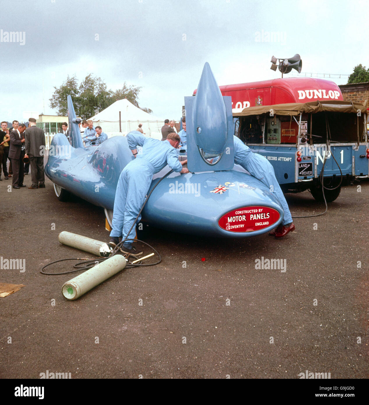 Motorsport - Bluebird Stockfoto