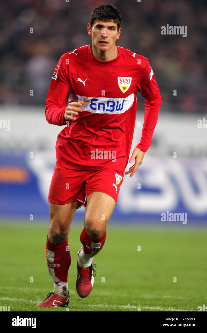 Fußball - deutsche Bundesliga - VfB Stuttgart V Hamburg - Gottlieb-Daimler-Stadion Stockfoto