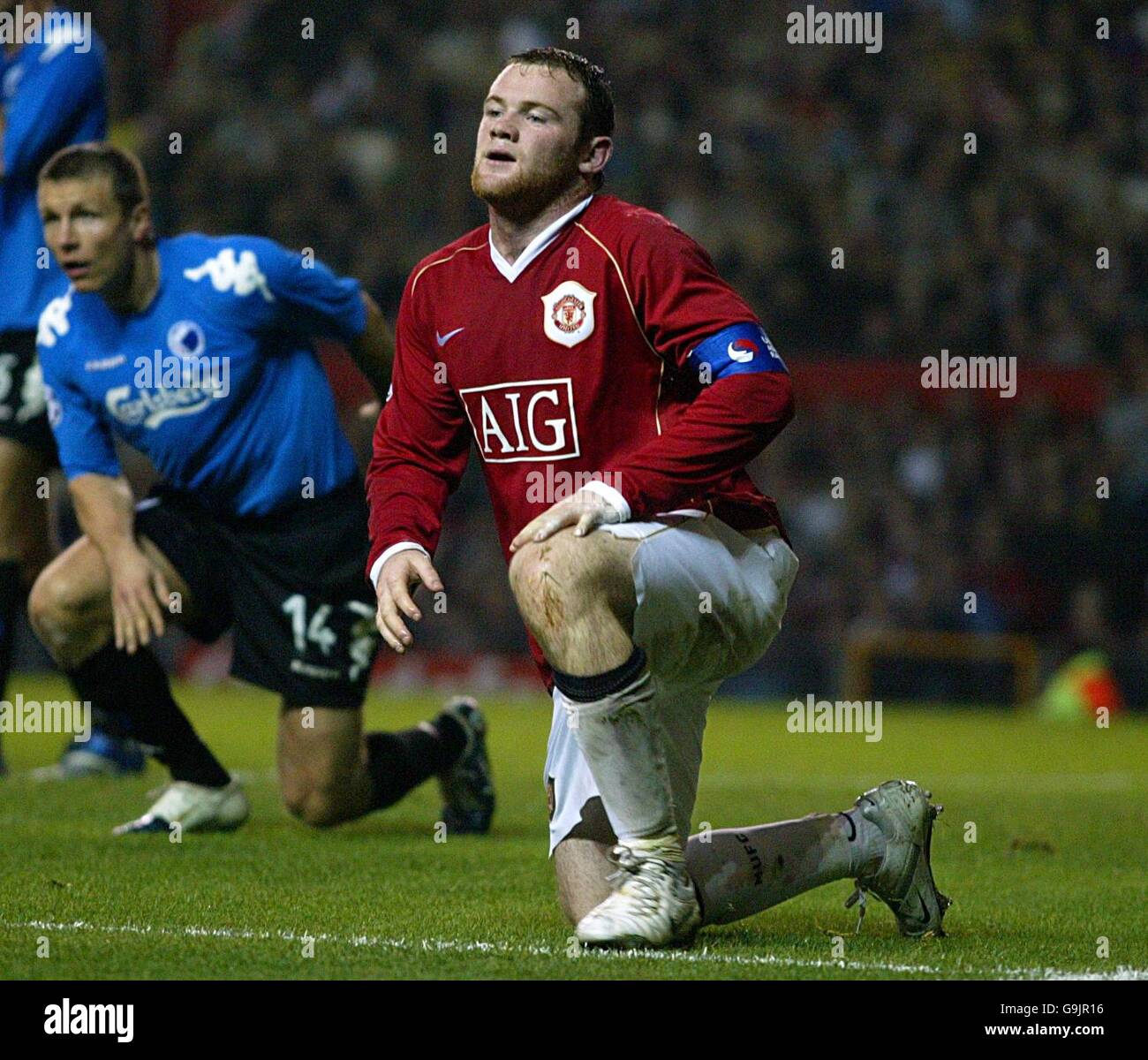 Fußball - UEFA Champions League - Gruppe F - Manchester United V FC Kopenhagen - Old Trafford Stockfoto