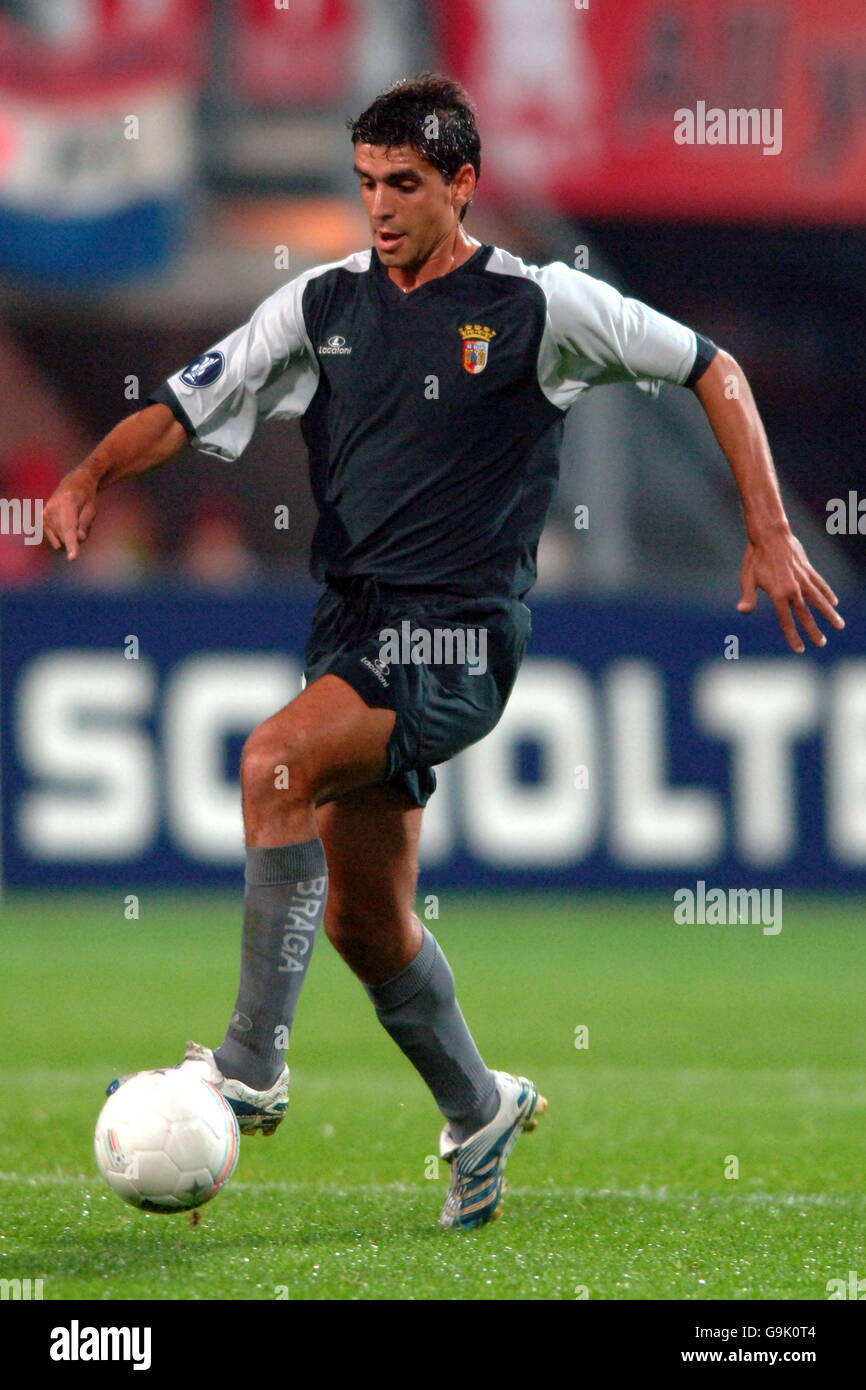 Fußball - UEFA-Cup - Gruppe C - AZ Alkmaar V Braga - DSB Stadion Stockfoto