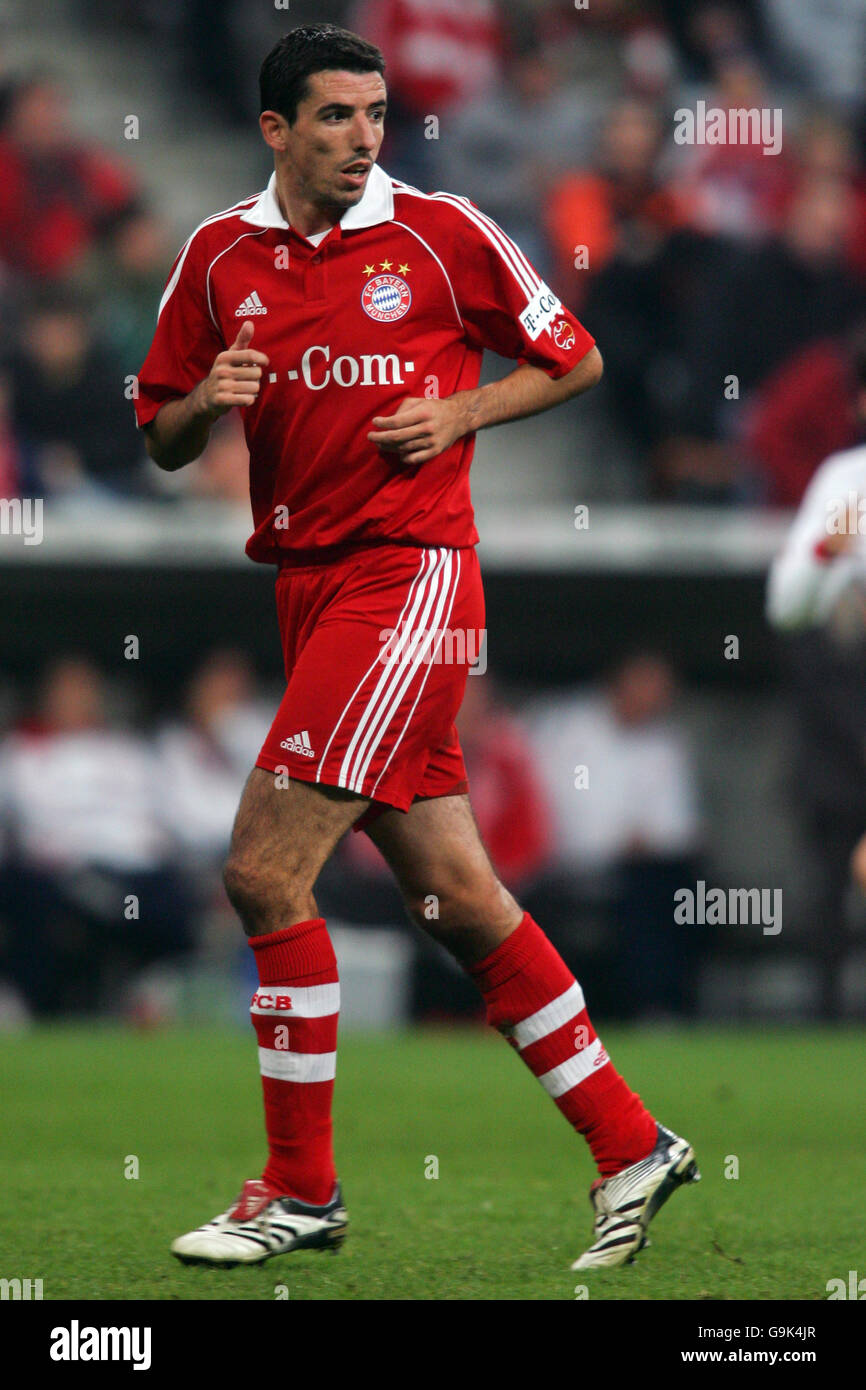 Fußball - Deutsche Bundesliga - Bayern München gegen Hannover 96 - Allianz Arena. Roy Makaay, Bayern München Stockfoto