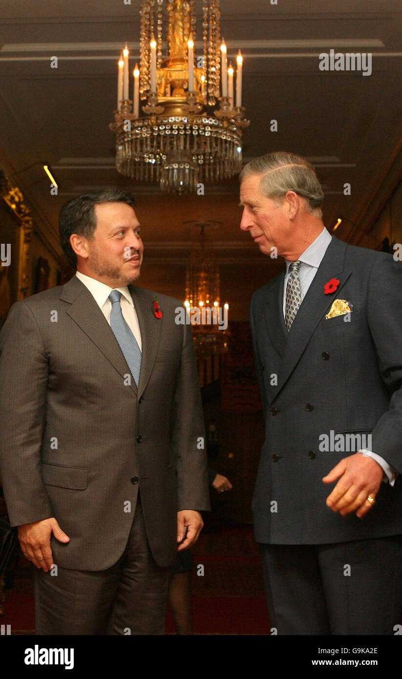 König Abdullah II. Bin Al Hussein besucht London Stockfoto