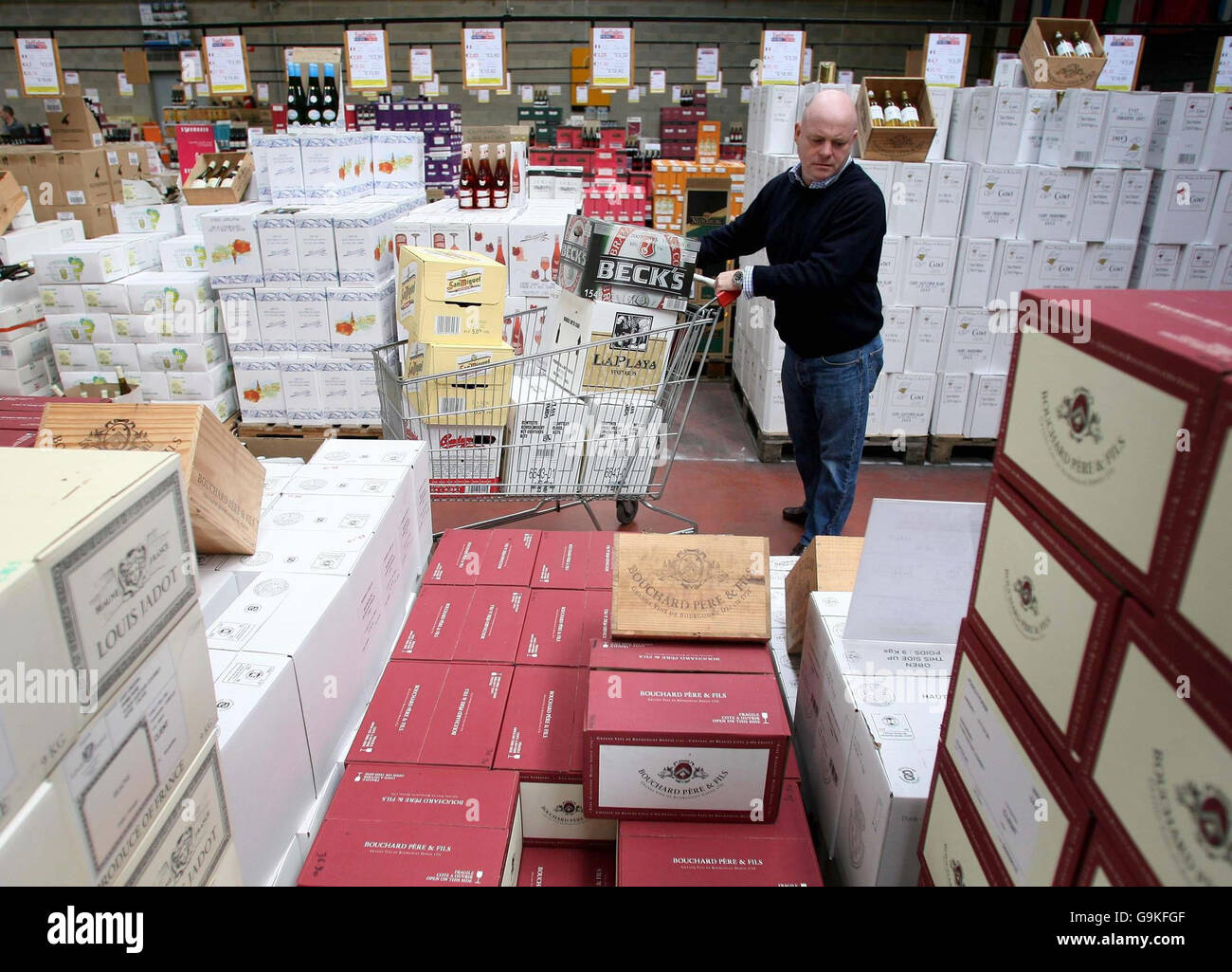 Booze cruise Stockfoto