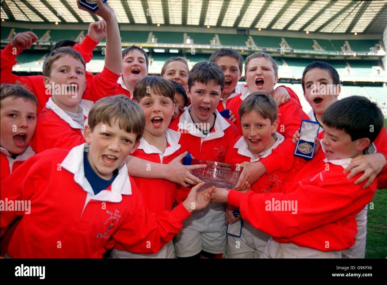 Rugby-Union - Daily Telegraph National unter 12 s Rugby Festival Stockfoto