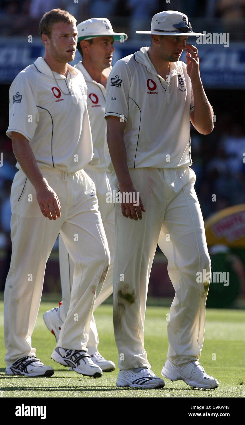 Cricket - Ashes-Tour - erste 3-Mobile Test - Tag2 - Australien V England - Gabba Stockfoto