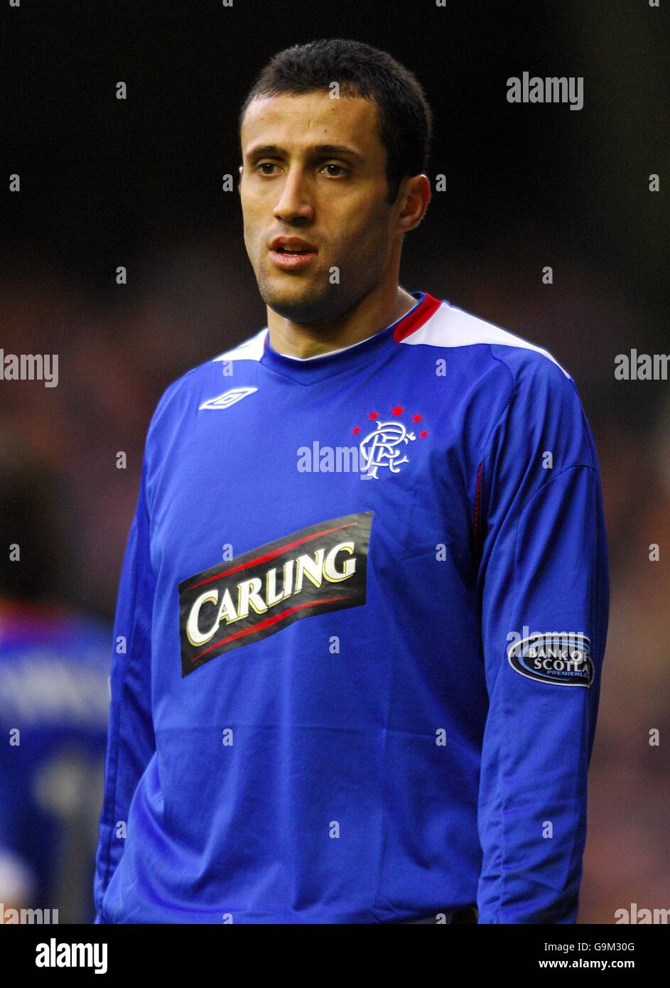 Fußball - Bank of Scotland Scottish Premier League - Rangers gegen Celtic - Ibrox. Brahim Hemdani, Ranger Stockfoto