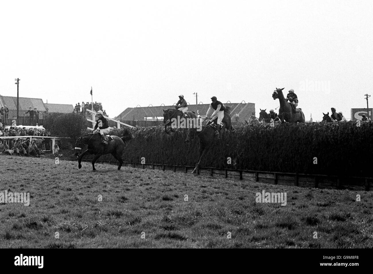 Horse Racing - 1974 Grand National - Aintree Stockfoto