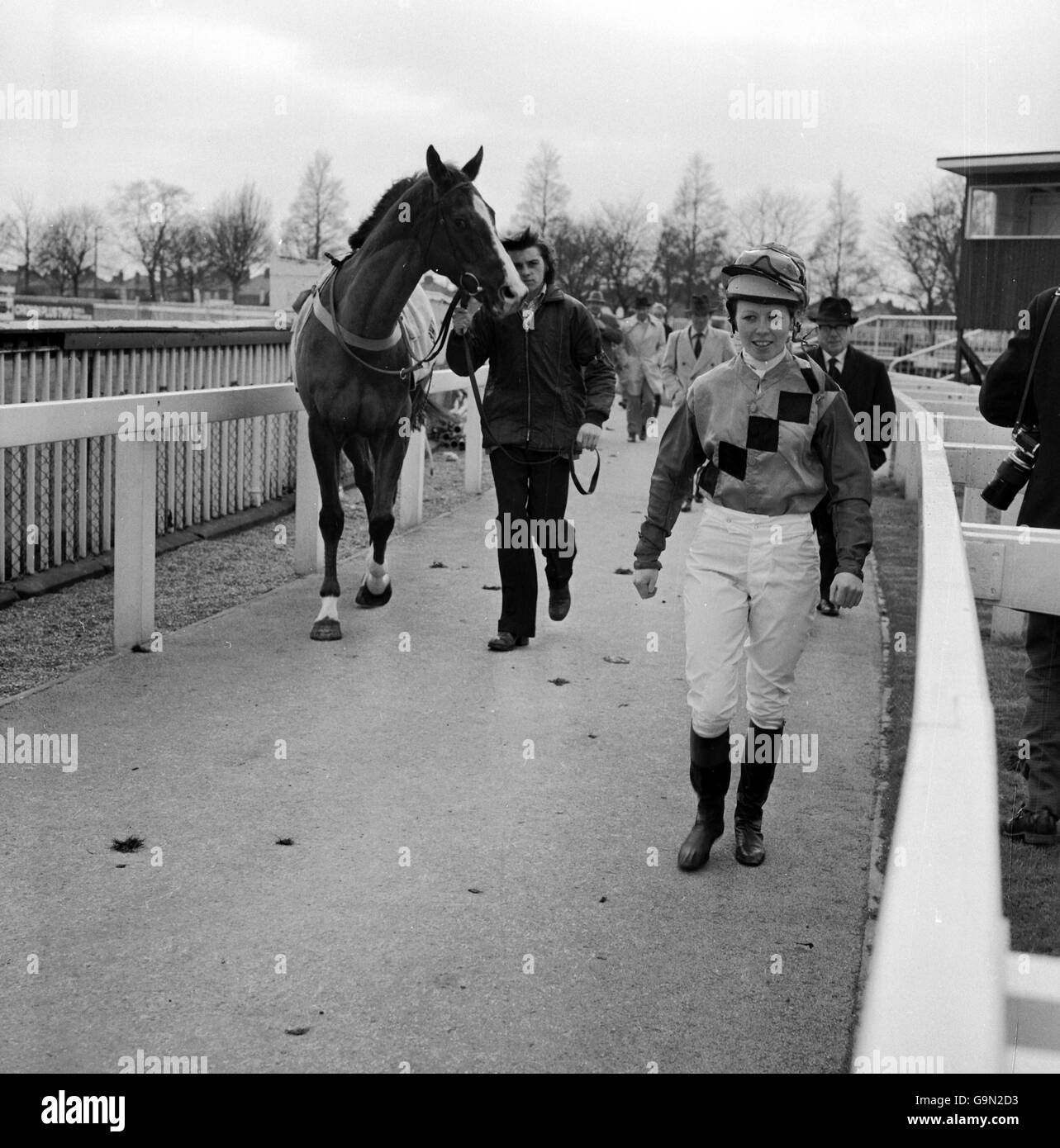 Pferderennen - Doncaster Stockfoto