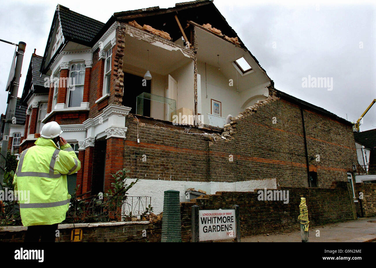 Tornado Hits-Nord-West-London Stockfotografie - Alamy