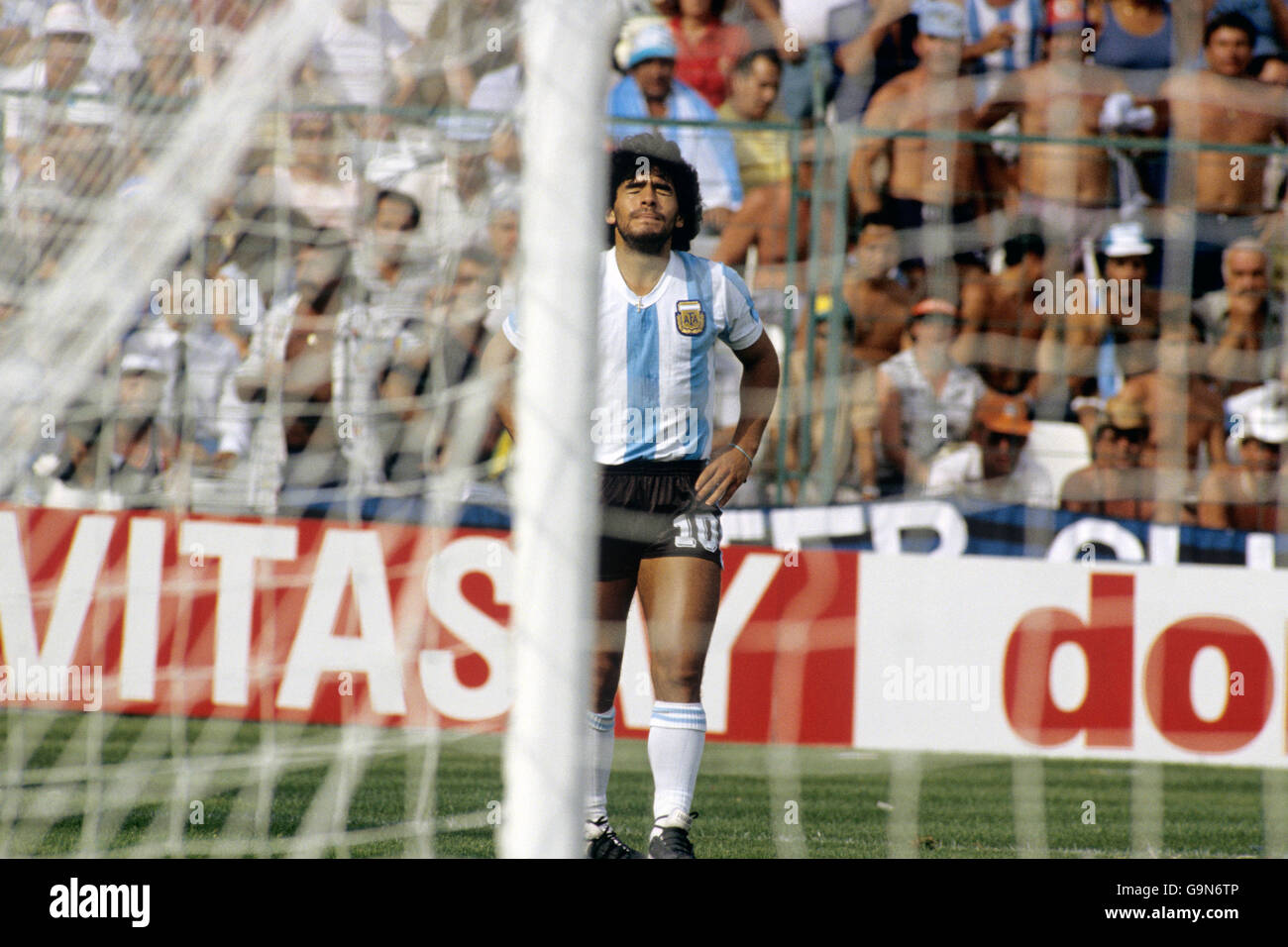 -World Cup Spanien 1982 - Gruppe C - Brasilien V Argentinien - Sarria Fußballstadion Stockfoto