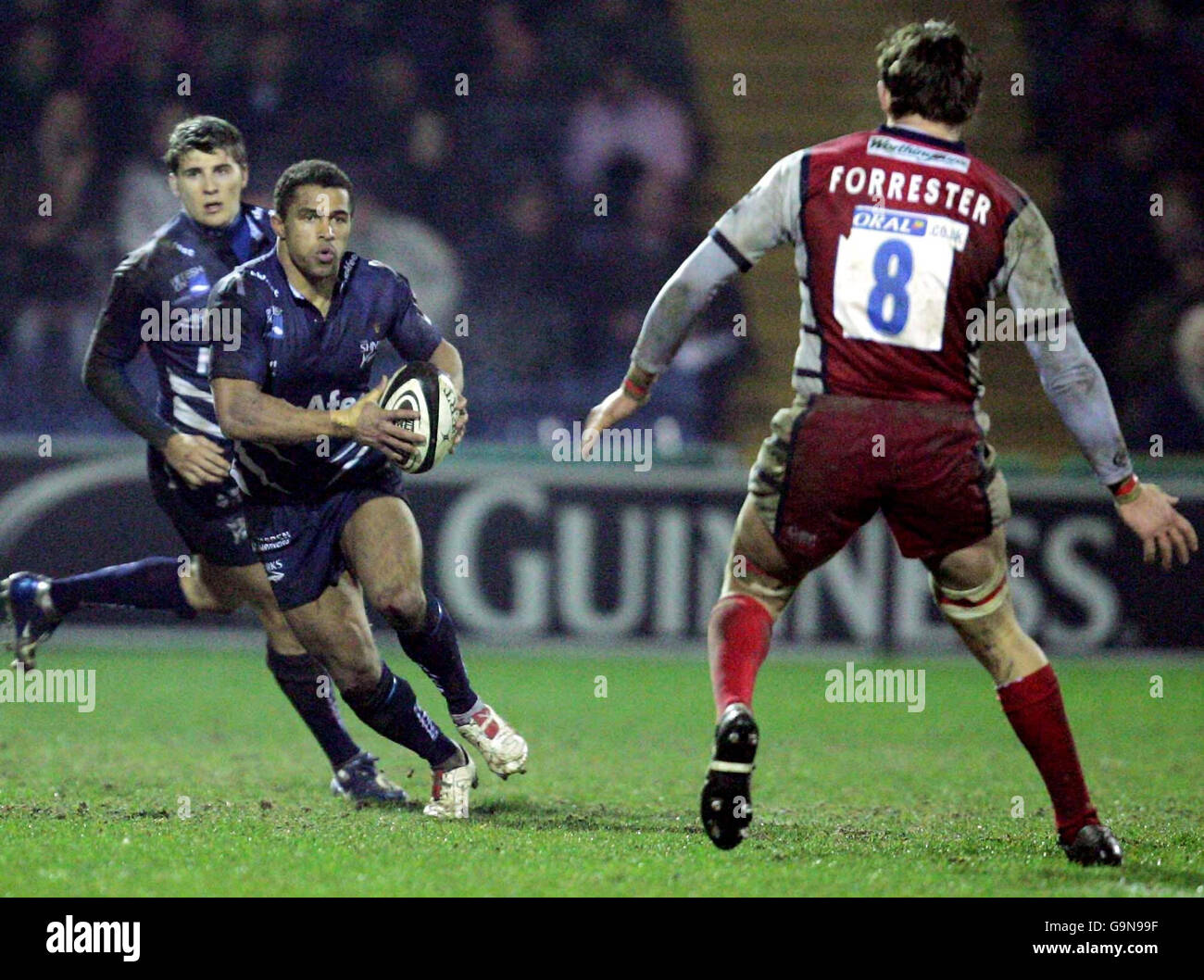 Rugby - Sale Sharks V Gloucester - U Edgeley Park Stockfoto