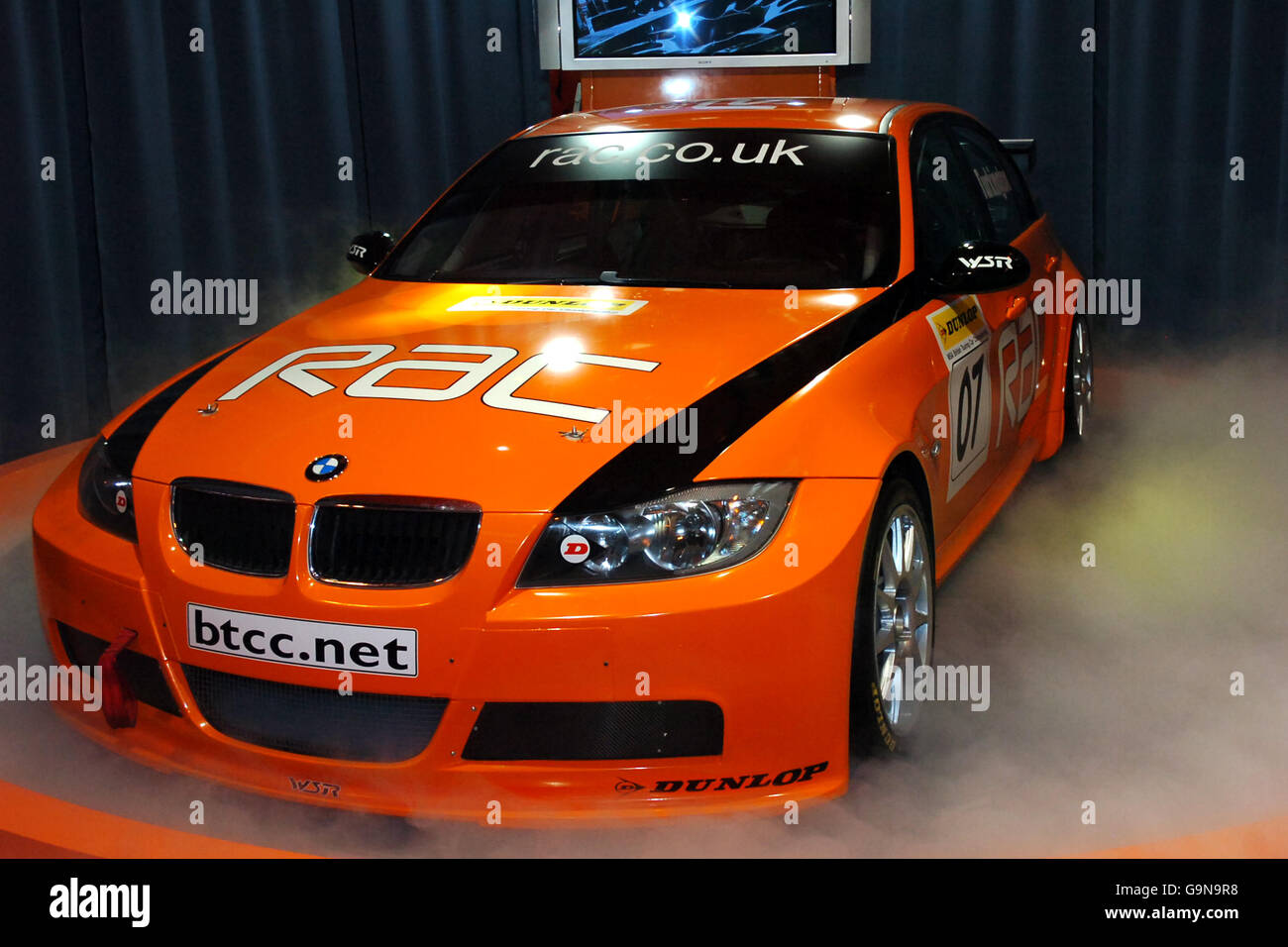 Motorsport - Autosport Show - NEC Birmingham. Der neue Team RAC BMW 320si wird auf der Autosport International Show vorgestellt Stockfoto