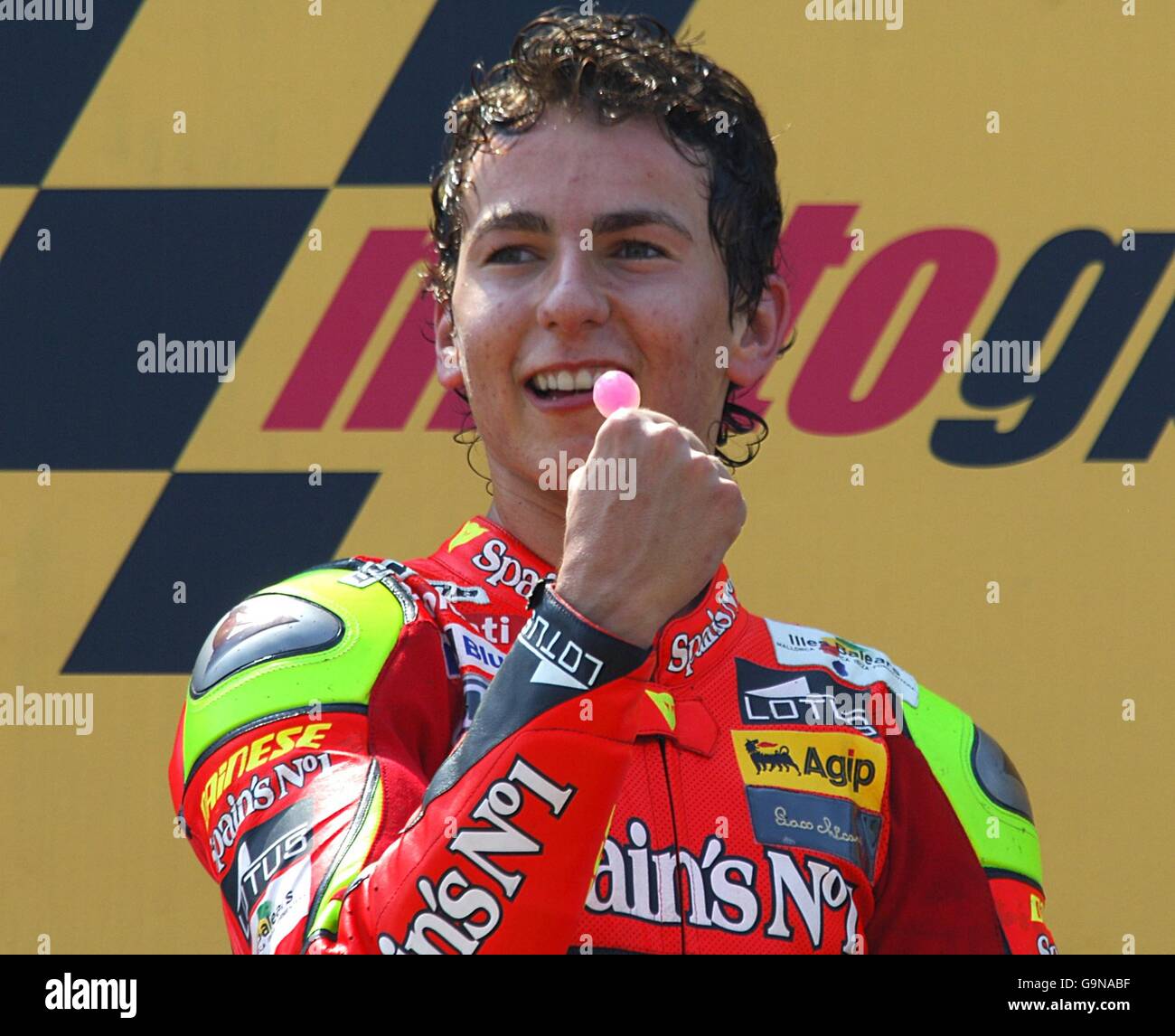 Britische Moto-GP - Donnington Park Stockfoto