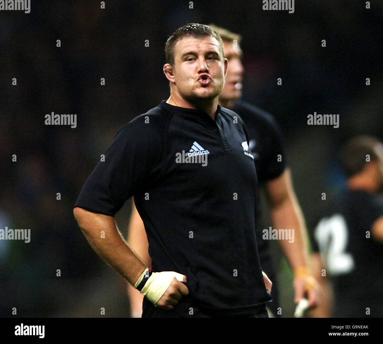 Rugby Union - Investec Challenge Autumn Series 2006 - England / Neuseeland - Twickenham. Tony Woodcock, Neuseeland Stockfoto