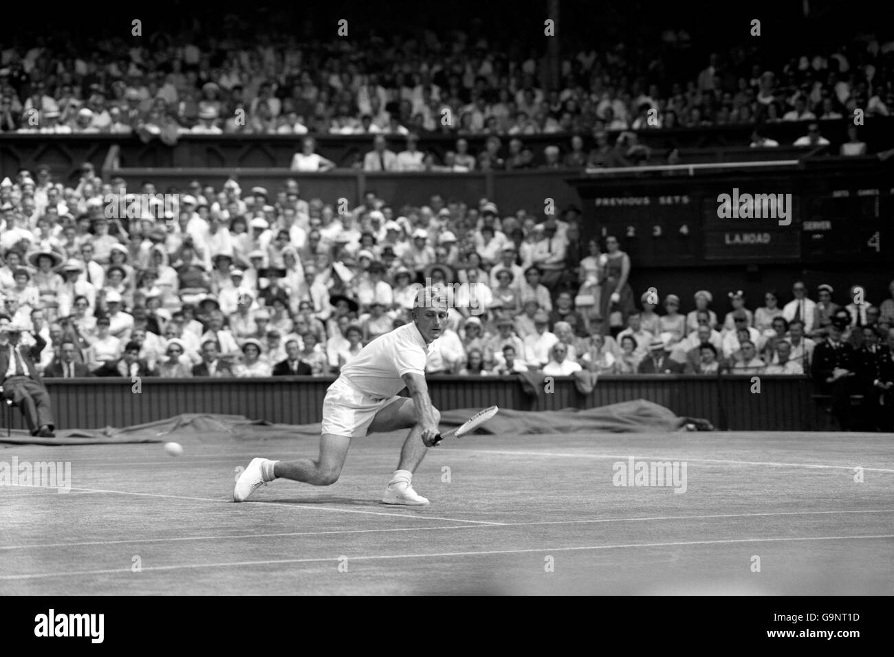 Wimbledon Herren Finale - Hoad V Cooper Stockfoto